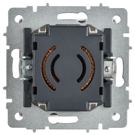 Светорегулятор поворотно-нажимной СП BRITE СС10-1-0-БрАБ 600Вт механизм арктич. бел. IEK BR-D20-0600-K91