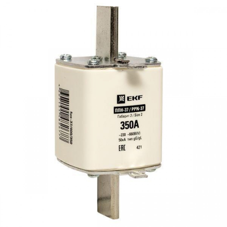 Вставка плавкая ППН-37 400/350А габарит 2 PROxima EKF fus-37/400/350