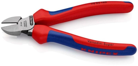 Бокорезы L-160мм твердость кромок 62 HRC черн. Knipex KN-7002160 Бокорезы L-160мм твердость кромок 62 HRC черн. Knipex KN-7002160