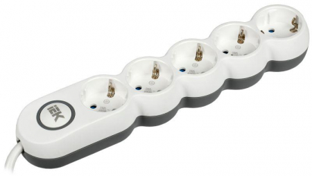 Удлинитель 5х5м с заземл. 16А IP20 Uno У05В 2P+PE 250В 3х1.5 IEK WYP53-16-05-05-ZK Удлинитель 5х5м с заземл. 16А IP20 Uno У05В 2P+PE 250В 3х1.5 IEK WYP53-16-05-05-ZK