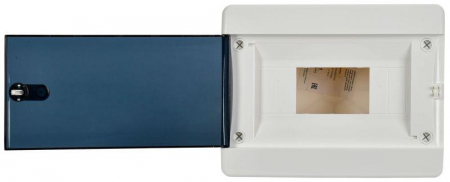 Корпус ЩРН-П-8 UNION Compact IP41 черн. прозр. дверь пластик. IEK UIC-KP12-N-08-41-K01