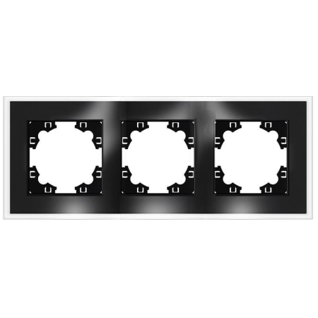 Рамка 3-м Афина стеклянная графит UNIVersal 2256 Рамка 3-м Афина стеклянная графит UNIVersal 2256