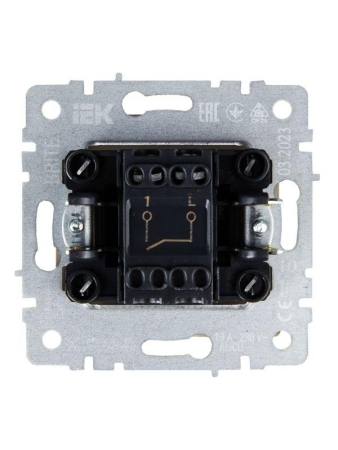 Выключатель 1-кл. СП BRITE ВС10-1-0-БрКр 10А механизм беж. IEK BR-V10-0-10-K10