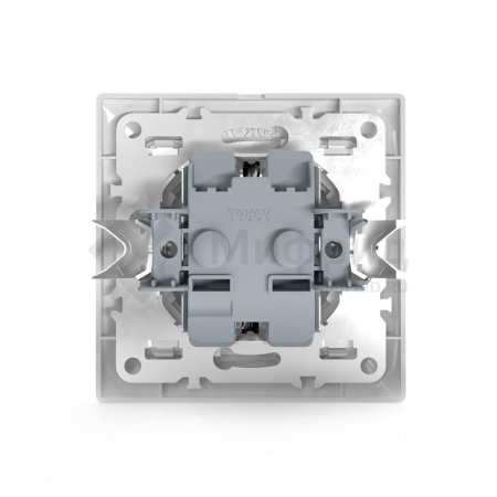 Розетка 1-м СП AVA 16А IP20 с заземл. защ. шторки в сборе бел. TOKOV ELECTRIC TKL-AV-R1FZSF-C01