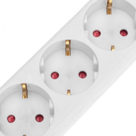 Удлинитель 3х3м с заземл. STANDARD 3х1кв.мм бел. Rexant 13-4010 Удлинитель 3х3м с заземл. STANDARD 3х1кв.мм бел. Rexant 13-4010