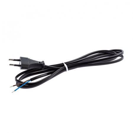 Шнур для бра 1.8м ШВВП 2х0.5 черн. UX-ШВВП-1.8m-B ЭРА Б0044070 Шнур для бра 1.8м ШВВП 2х0.5 черн. UX-ШВВП-1.8m-B ЭРА Б0044070