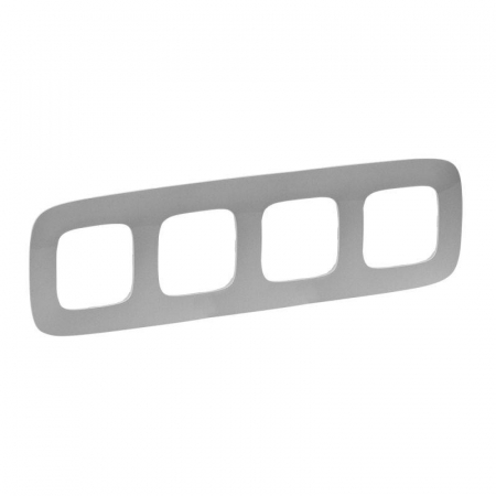 Рамка 4-м Valena Allure универсальная алюм. Leg 754394 Рамка 4-м Valena Allure универсальная алюм. Leg 754394