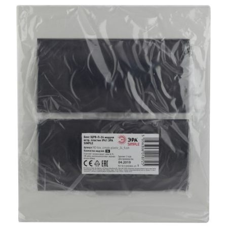 Бокс встраиваемый ЩРВ-П-24 24мод. IP41 пластик SIMPLE NO-box_simple-plastic_24_flush BOXF24 Эра Б0041516