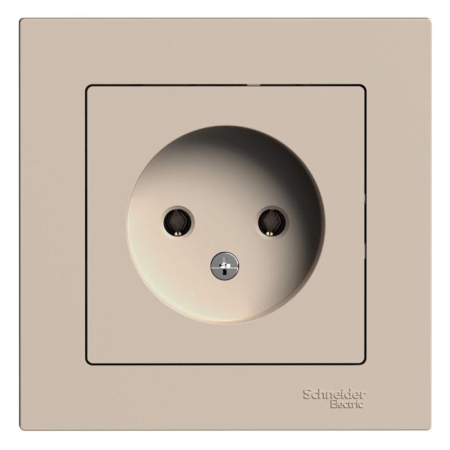 Розетка AtlasDesign 16А без заземл. в сборе песочн. SE ATN001240 Розетка AtlasDesign 16А без заземл. в сборе песочн. SE ATN001240