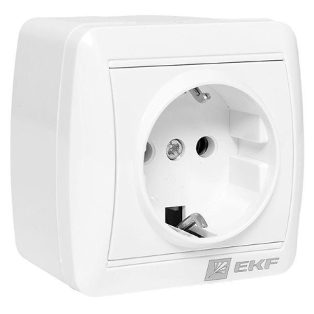 Розетка 1-м ОП Владивосток 16А IP44 с заземл. EKF EQR16-029-30-54 Розетка 1-м ОП Владивосток 16А IP44 с заземл. EKF EQR16-029-30-54