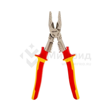 Плоскогубцы многофункциональные диэлектрические 230мм Kranz KR-12-4651-3