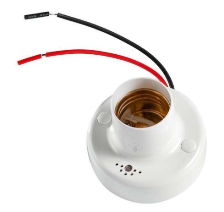 Патрон ЖКХ Селена с оптико-акустическим датчиком E27 Актей СА-20 Патрон ЖКХ Селена с оптико-акустическим датчиком E27 Актей СА-20