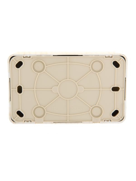 Розетка 2-м ОП Viola с заземл. беленый дуб LEZARD 751-5200-127 Розетка 2-м ОП Viola с заземл. беленый дуб LEZARD 751-5200-127