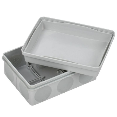 Коробка распаячная ОП КМ42441 150х110х70мм IP67 10 вводов сер. IEK UKO21-150-110-070-K41-66