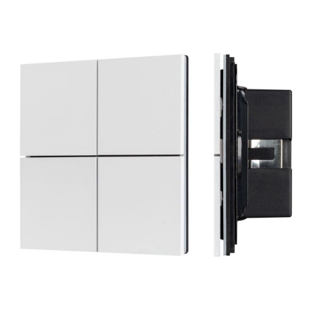 Панель кнопочная KNX-304-23-IN White (BUS Frameless) (IP20 металл) INTELLIGENT ARLIGHT 038365 Панель кнопочная KNX-304-23-IN White (BUS Frameless) (IP20 металл) INTELLIGENT ARLIGHT 038365
