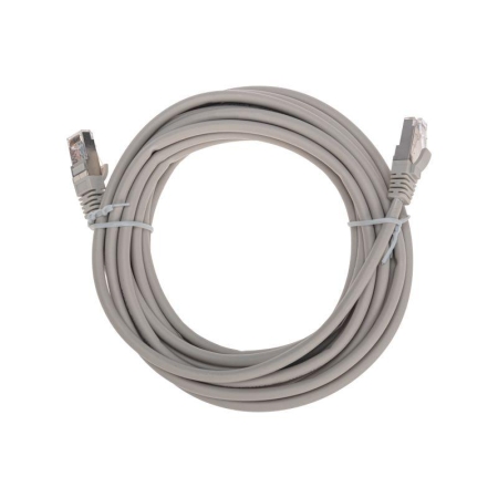 Патч-корд F/UTP кат.5e RJ45-RJ45 26AWG LSZH 5м сер. Rexant 02-0110-5 Патч-корд F/UTP кат.5e RJ45-RJ45 26AWG LSZH 5м сер. Rexant 02-0110-5