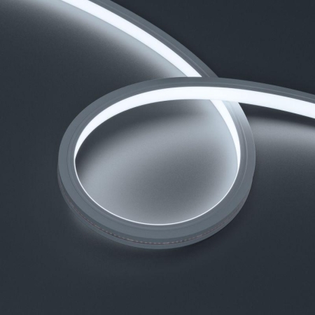 Лента светодиодная MOONLIGHT-TOP-X320-13х12mm 24V White 6000К 5Вт/м IP67 sauna wire x2 вывод вниз герметичная (уп.15м) Arlight 051135