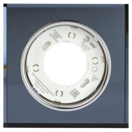 Светильник DK LD50 BK GX53 со светодиодной подсветкой встраиваемый черн. Эра Б0057473 Светильник DK LD50 BK GX53 со светодиодной подсветкой встраиваемый черн. Эра Б0057473