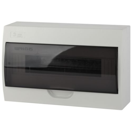 Бокс навесной ЩРН-П-15 15мод. IP41 пластик SIMPLE NO-box_simple-plastic_15_surface BOXS15 Эра Б0041526