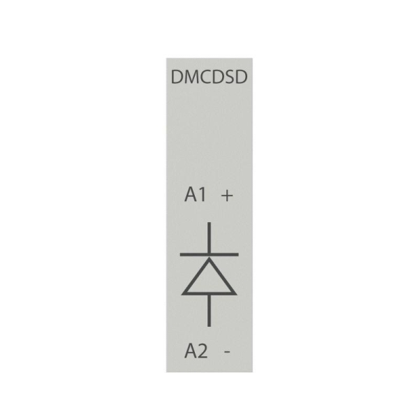 Ограничитель перенапряжений для миниконтакторов DMC и реле DCR с диодом 12-600VDC YON DMCDSD600 Ограничитель перенапряжений для миниконтакторов DMC и реле DCR с диодом 12-600VDC YON DMCDSD600