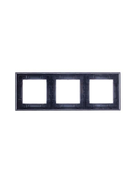 Рамка Levit 3п антрацит/дым. черн. ABB 2CHH015030A6063 Рамка Levit 3п антрацит/дым. черн. ABB 2CHH015030A6063