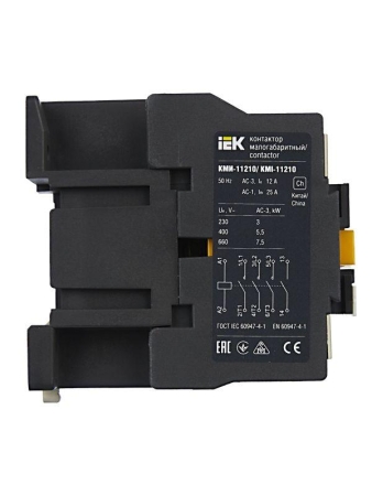 Контактор КМИ-11210 12А 24В/АС3 1НО KARAT IEK KKM11-012-024-10