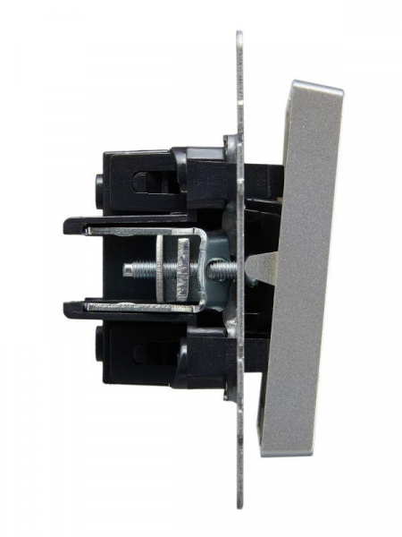 Выключатель 3-кл. СП BRITE ВС10-3-0-БрА 10А механизм алюм. IEK BR-V30-0-10-K47