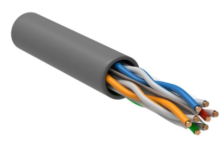 Кабель витая пара U/UTP кат.6 4х2х23AWG PVC сер. (уп.305м) РФ/Т ITK LC1-C604-111-T-R Кабель витая пара U/UTP кат.6 4х2х23AWG PVC сер. (уп.305м) РФ/Т ITK LC1-C604-111-T-R