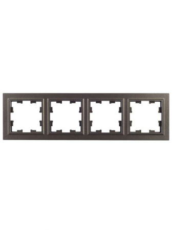 Рамка 4-м BRITE РУ-4-БрТБ бронза IEK BR-M42-K45 Рамка 4-м BRITE РУ-4-БрТБ бронза IEK BR-M42-K45