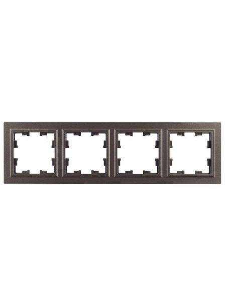 Рамка 4-м BRITE РУ-4-БрТБ бронза IEK BR-M42-K45