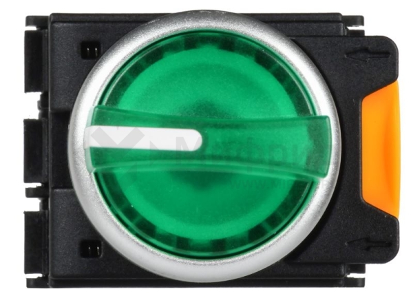 Переключатель 3 полож. 2НО с подсветкой зел. MASTER IEK MI-SW60-20XD-4-14-3-K06