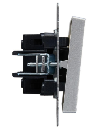 Выключатель проходной 1-кл. СП BRITE ВС10-1-6-БрА 10А механизм алюм. IEK BR-V12-0-10-K47