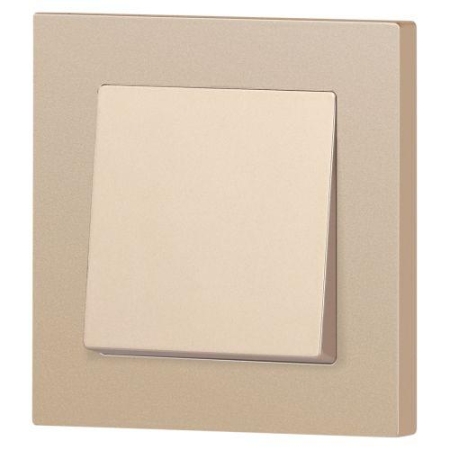 Кнопка Accent 6-109-04 10А-250В IP20 СУ шампань Intro Б0063610