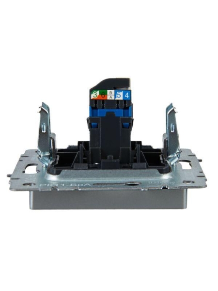 Розетка компьютерная СП RJ45 кат.6 BRITE РК11-БрА механизм алюм. IEK BR-K10-2-K47 Розетка компьютерная СП RJ45 кат.6 BRITE РК11-БрА механизм алюм. IEK BR-K10-2-K47