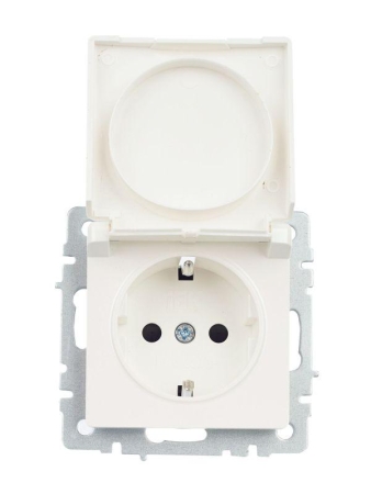 Розетка BRITE РСбш10-3-БрЖ 16А IP20 с заземл. защ. шторки с крышкой механизм жемчуж. IEK BR-R16-16-K36 Розетка BRITE РСбш10-3-БрЖ 16А IP20 с заземл. защ. шторки с крышкой механизм жемчуж. IEK BR-R16-16-K36