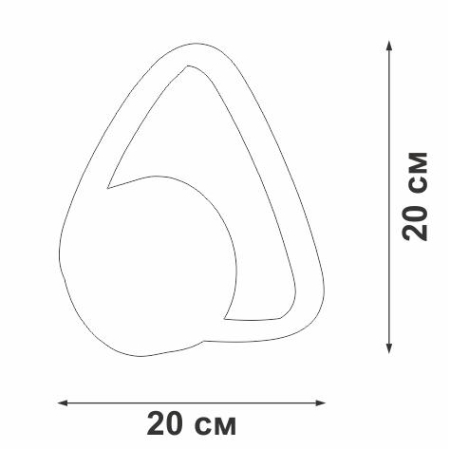 Светильник светодиодный LED 13Вт 3900-4200К 540лм Vitaluce V4610-0/1A Светильник светодиодный LED 13Вт 3900-4200К 540лм Vitaluce V4610-0/1A