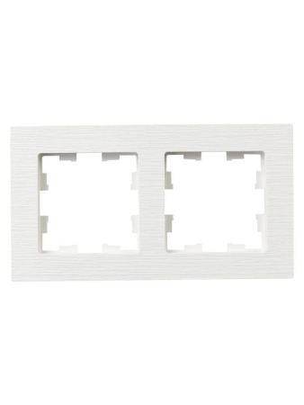 Рамка 2-м BRITE РУ-2-Бр бел. рифленый IEK BR-M22-51-K01 Рамка 2-м BRITE РУ-2-Бр бел. рифленый IEK BR-M22-51-K01