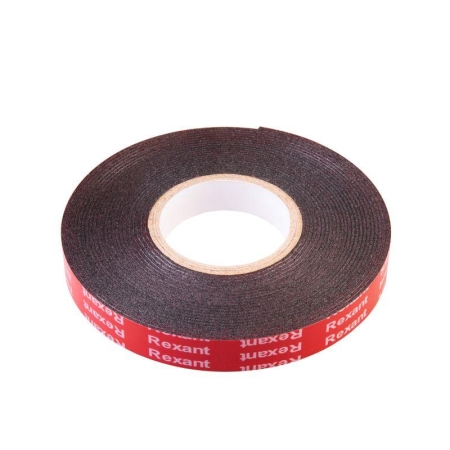 Лента клейкая двухсторонняя на VHB акриловой основе 12ммх5м черн. Rexant 09-6047