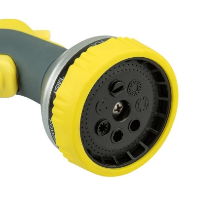 Пистолет-распылитель многофункциональный с прорезиненной ручкой и курком 7 режимов ЧЕТЫРЕ СЕЗОНА 62-0286