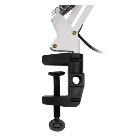 Светильник настольный TBL-01 под лампу Е27 на струбцине бел. ФАZА 5046214