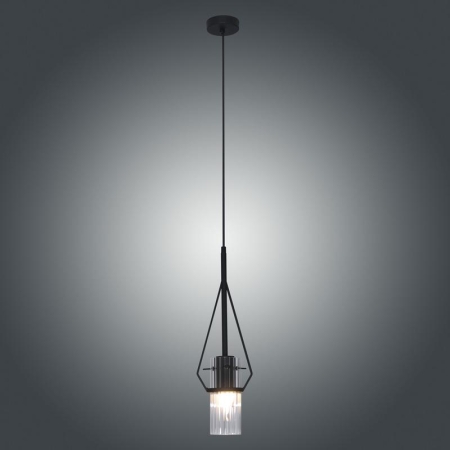 Светильник "Вираж" 211 (плафон 0016) НСБ 01-60-189 Е27 [ИМ] подвесной черн. Элетех 1005405276