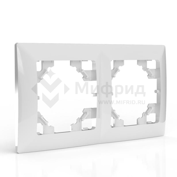 Рамка 2-м AVA бел. TOKOV ELECTRIC TKL-AV-RM2-C01