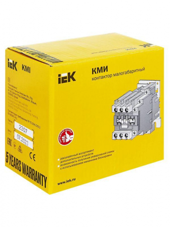 Контактор КМИ-46512 65А 230В/АС3 1НО 1НЗ KARAT IEK KKM41-065-230-11 Контактор КМИ-46512 65А 230В/АС3 1НО 1НЗ KARAT IEK KKM41-065-230-11