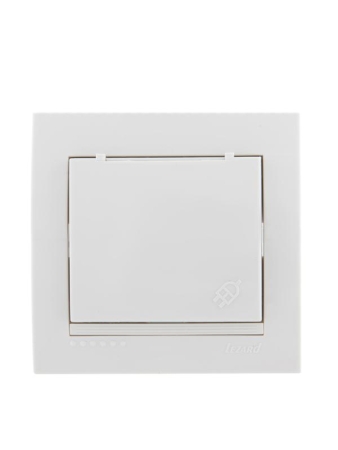 Розетка 1-м СП Deriy 16А IP20 с заземл. с защ. крышкой керамика бел./бел. LEZARD 702-0202-123 Розетка 1-м СП Deriy 16А IP20 с заземл. с защ. крышкой керамика бел./бел. LEZARD 702-0202-123