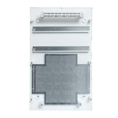 Щит комбинированный Unix 2х18мод. + 1 монтаж. плата 4 габарит IP41 прозр. дверь PROxima EKF ux-2x18+1m-n