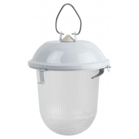 Светильник НСП 41-200-001 Желудь max 200Вт E27 IP54 185х260 без решетки сталь стекло бел. ЭРА Б0052018