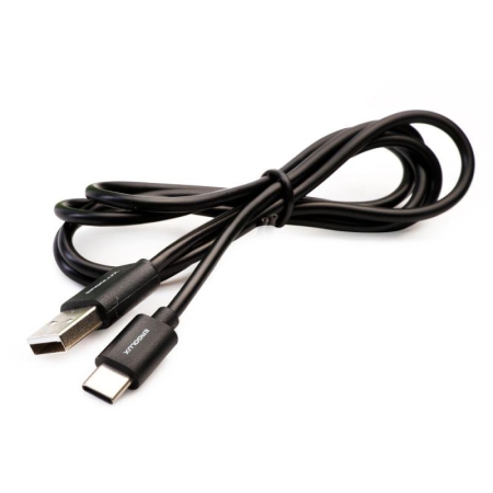 Кабель USB-Type C 3А 1.2м зарядка + передача данных черн. (коробка) ERGOLUX 15094 Кабель USB-Type C 3А 1.2м зарядка + передача данных черн. (коробка) ERGOLUX 15094