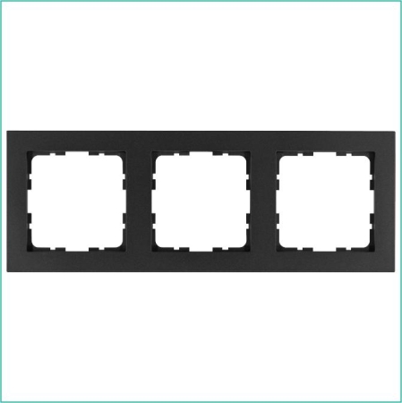 Рамка 3-м G-Classic антрацит Jasmart G1003B Рамка 3-м G-Classic антрацит Jasmart G1003B