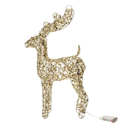 Фигура светодиодная "Олень" 37см тепл. бел. 3хAA (не в комплекте) Neon-Night 503-227