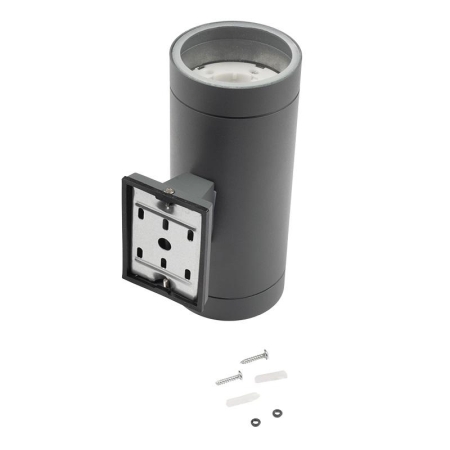 Светильник PWL 20590 GX53-2 GR 230В IP65 под лампу GX53 архитектурный JazzWay 5065130